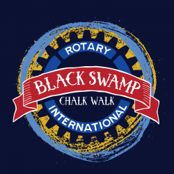 Rotary chalk walk logo